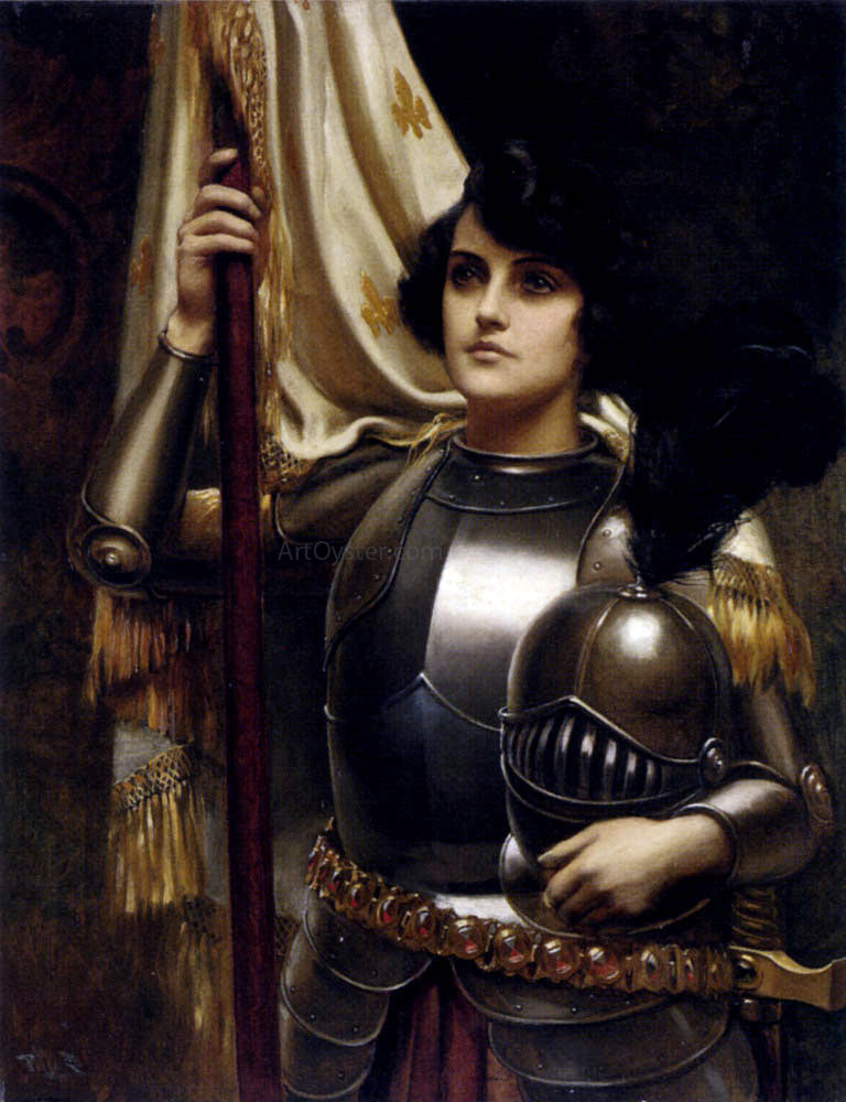 Harold Piffard Joan of Arc - Hand Painted Oil Painting