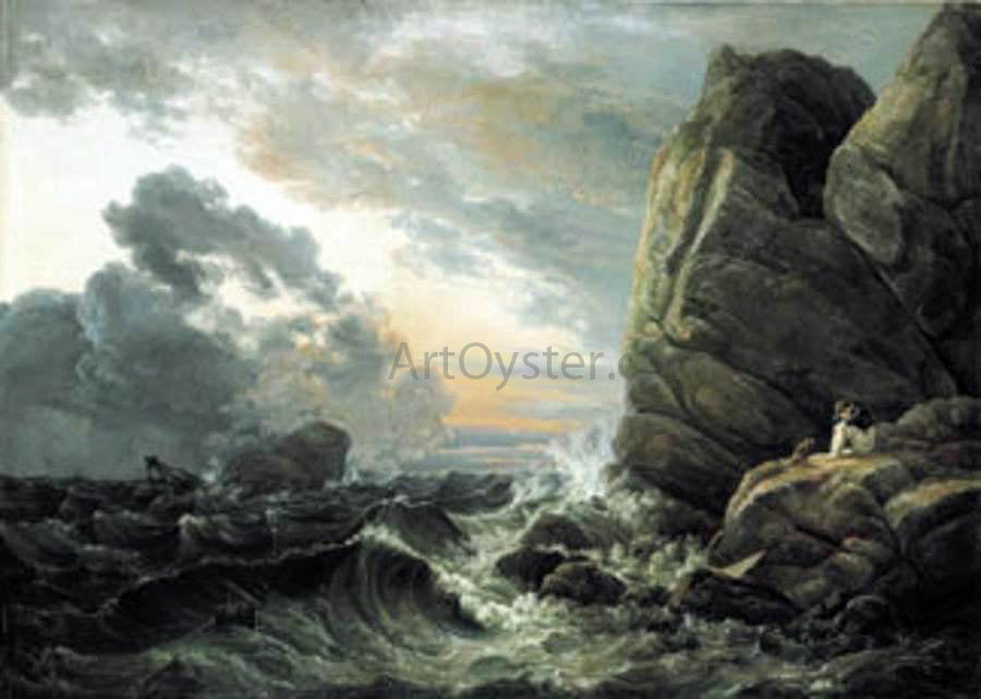  Johan Christian Claussen Dahl Morning after a Stormy Night - Hand Painted Oil Painting