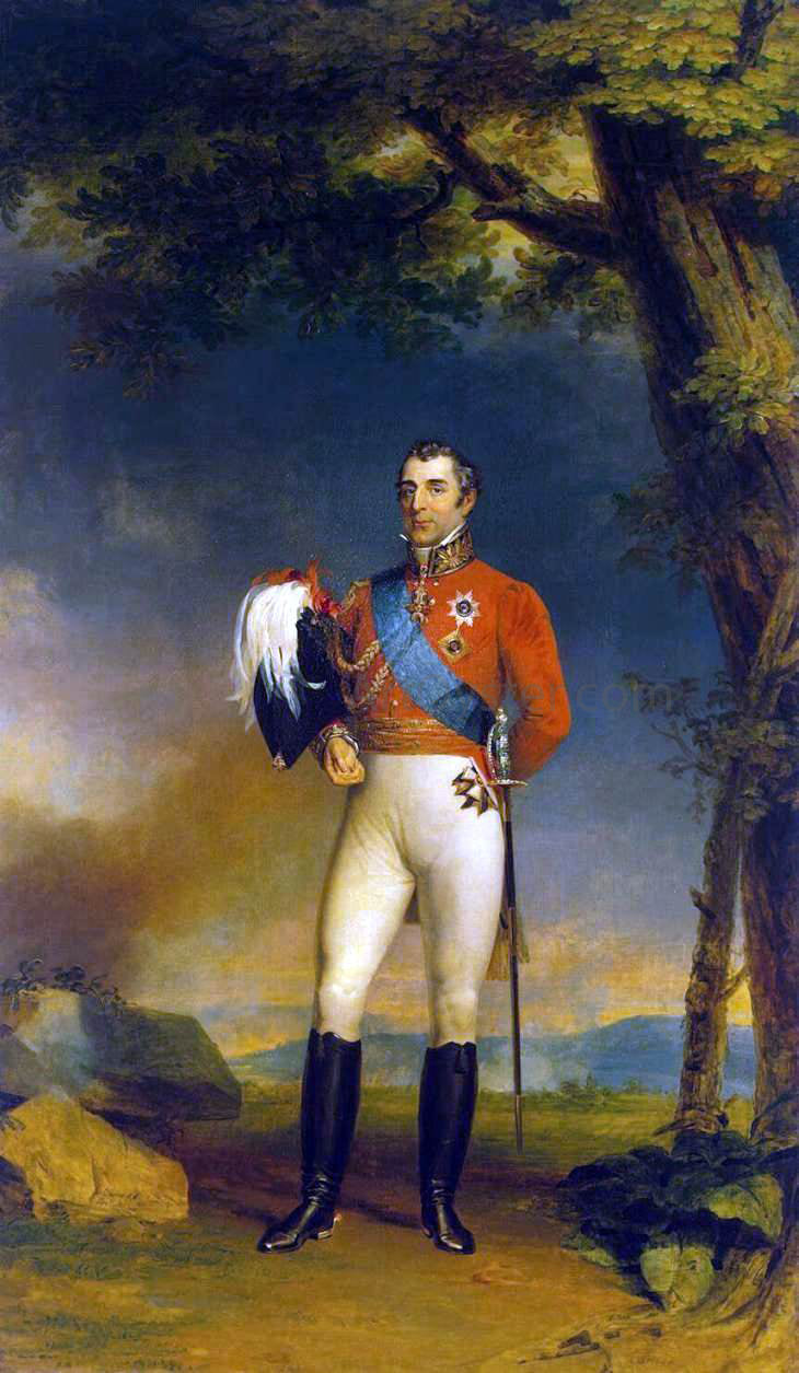  George Dawe Portrait of Duke of Wellington - Hand Painted Oil Painting