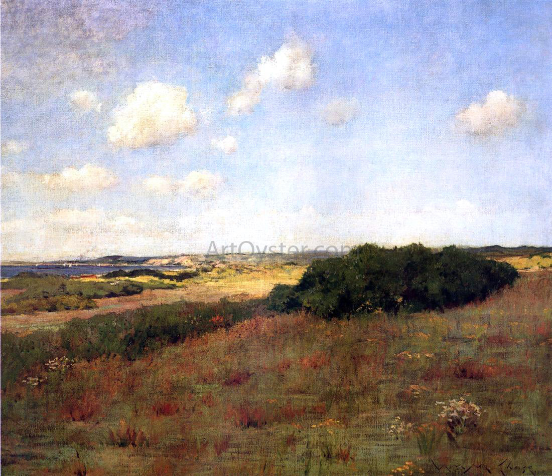  William Merritt Chase Sunlight and Shadow, Shinnecock Hills - Hand Painted Oil Painting