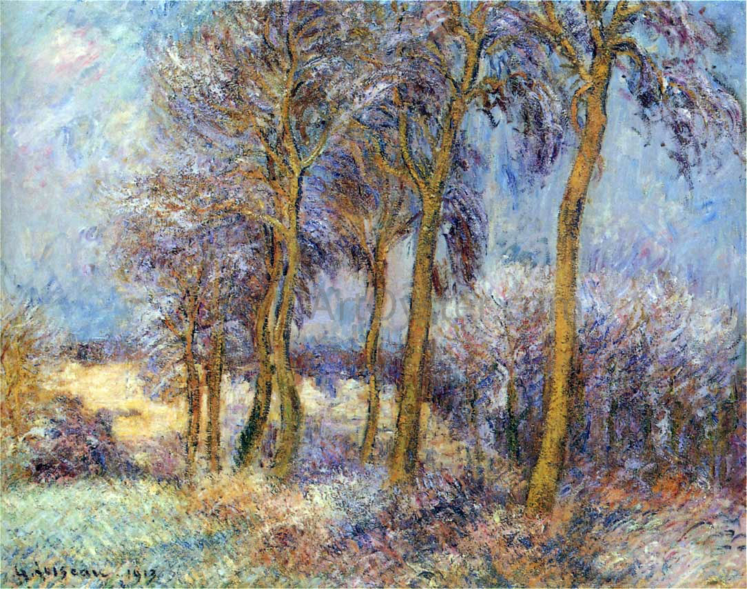  Gustave Loiseau Winter - Hand Painted Oil Painting