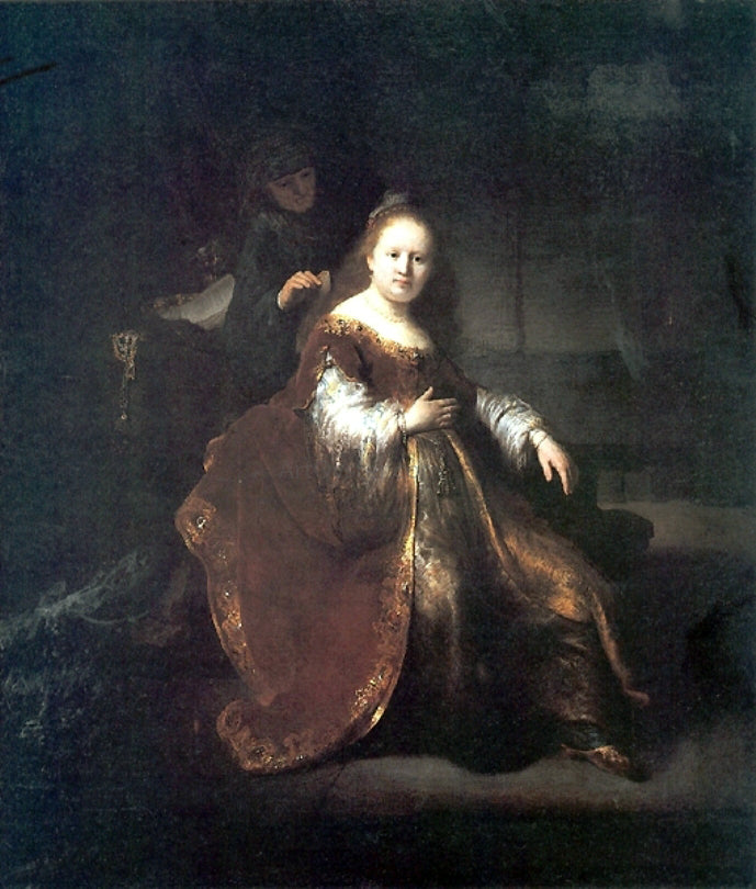  Rembrandt Van Rijn A Heroine from the Old Testament - Hand Painted Oil Painting