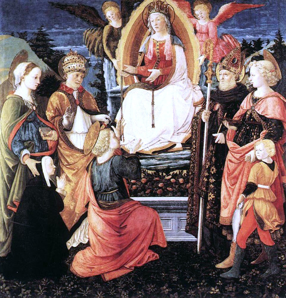  Fra Filippo Lippi Madonna della Cintola - Hand Painted Oil Painting