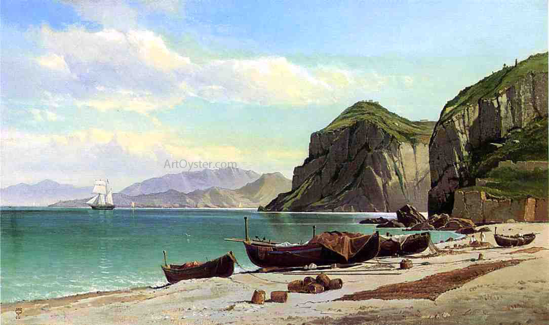  Charles Temple Dix Marina Grande - Capri - Hand Painted Oil Painting