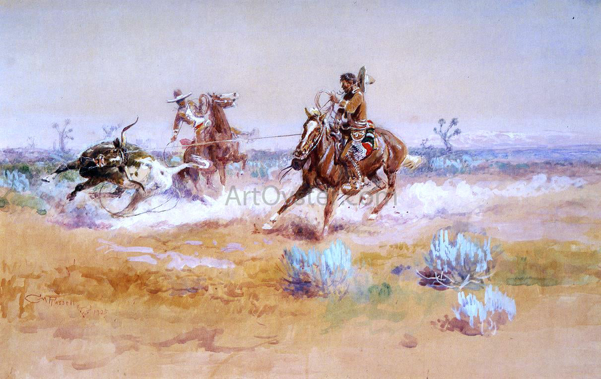  Charles Marion Russell Mexico - Hand Painted Oil Painting