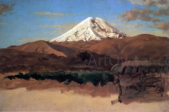  Frederic Edwin Church Mount Chimborazo, Ecuador - Hand Painted Oil Painting