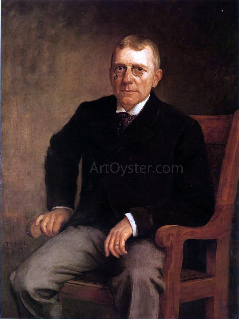  Theodore Clement Steele Portrait of James Whitcomb Riley - Hand Painted Oil Painting