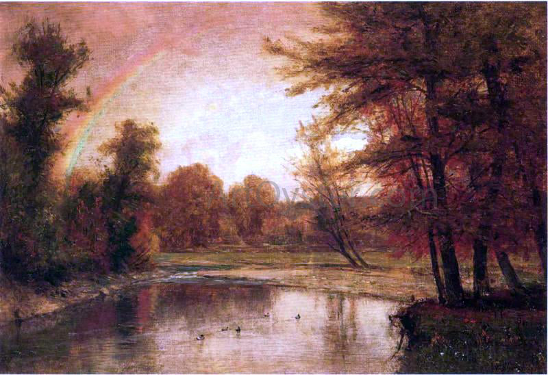  Thomas Worthington Whittredge The Rainbow - Hand Painted Oil Painting