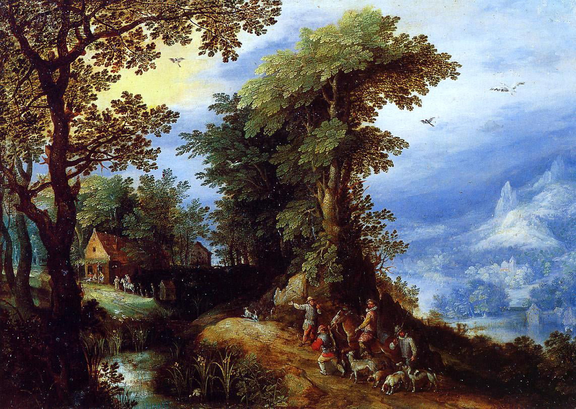  The Elder Jan Bruegel The Return from the Hunt - Hand Painted Oil Painting